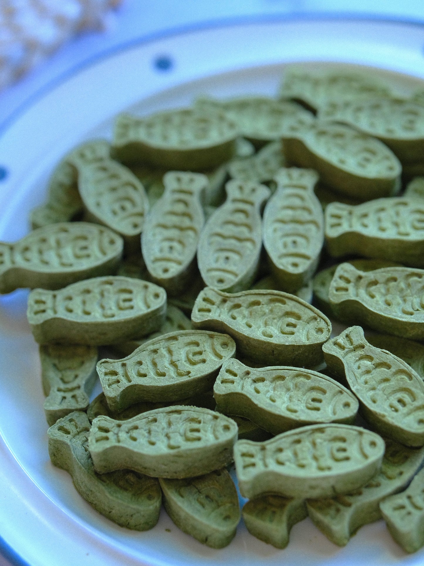 Natural Homemade Spinach Chicken Biscuits Dog Treat