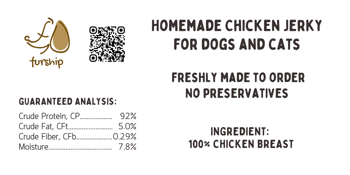 Dry Chicken Jerky for Dogs (5 OZ)